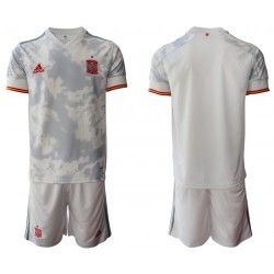 Camisola Espanha Criança Equipamento Segundo Euro 2020 Manga Curta